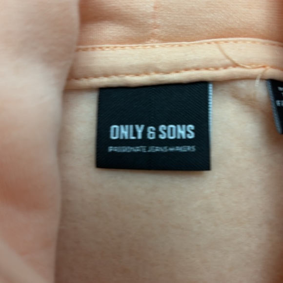 Only & sons salmon coloured hoodie - Picture 3 of 5